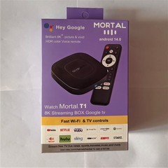 Voice Coman Pro ATV Android 13 Smart TV Box 2G 16G WiFi BT5 AV1 H.265 HDR 8K Box