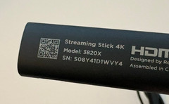 Roku Streaming Stick 4K Model 3820X WR002 With Remote