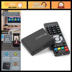 4K Ultra HD Media Player for USB & MicroSD – Supports MP4, MKV, H.265, HDMI, AV