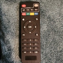 MXQ MXQ-4K 4K Streaming TV Box Remote Power Adapter HDMI USB Ethernet Black