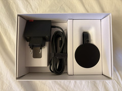 Google Chromecast Ultra 4K TV streamer with Europe/Asia Type-C Outlet, NC2-6A5-D