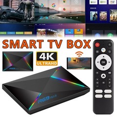 5G Media Player 8K HDMI Android 14.0 TV Box Smart Stream WIFI 6 Quad Core 4G+64G