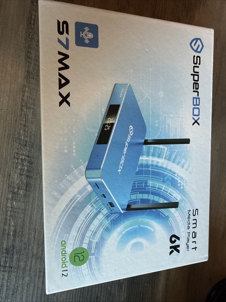 SuperBox S7 Max 64GB 6K Ultra HD Android TV Box – Authorized Distributor – Same