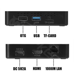 TOX4 Smart TV box RK3528 Android 13 4GB 32GB BT5.0 AV1 1000M LAN 2.4G 5.8G Dual