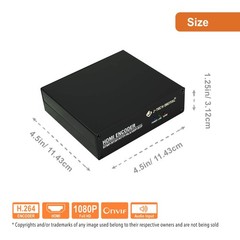 J-Tech Digital H.264 IPTV HDMI Video Encoder 1080P 60Hz for Live Stream Broadcas