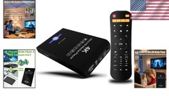 Compact 4K Media Player – H.265/HEVC, H.264/AVC, Auto Resume