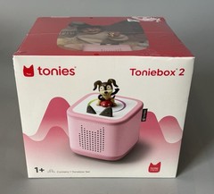 Tonies Toniebox 2 Audio Player Bluetooth Pink — New Factory Sealed — Puppy