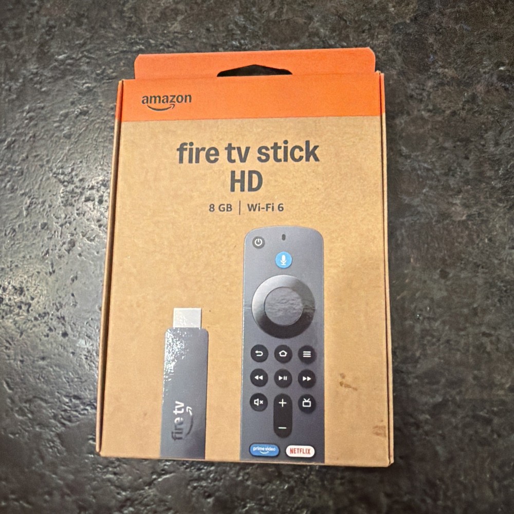 Amazon Fire TV Stick HD (newest model) free & live TV Alexa Voice Remote power