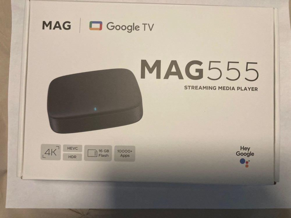 Infomir MAG 555 | original 4K Android TV box from the manufacturer, Wi-Fi 5G
