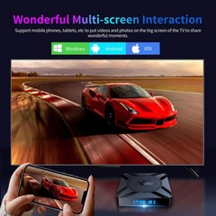 X96 M300 Android 14 Smart TV Box with Remote Control, Amlogic S905X5M Quad-Core,
