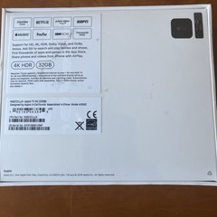 Apple TV 32GB 4K HD Media Streamer – Black (MQD22LL/A)