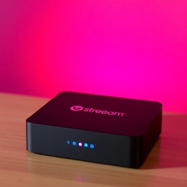 Google tv 4k streaming box With Bluetooth Remote Control Channels