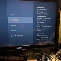 Amazon Fire TV Stick (1st Generation) Media Streamer – Black W87CUN Tested