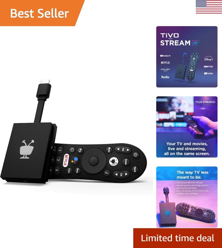 4K UHD Streaming Device – All Your Favorite Apps & Live TV in One Place