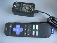Roku Ultra 4K Streaming Media Player (Model 4800X) with remote and ac adapter