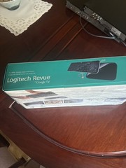 Logitech Revue Google TV Box w/ Keyboard Controller K700 Harmony Compatible Test