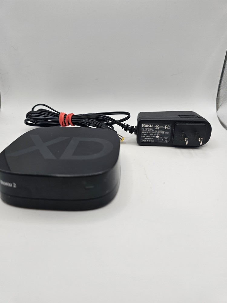 Roku 2 XD 3050X Streaming Media Player With Power Adapter Untested