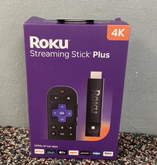 Roku Streaming Stick Plus 4K & HDR Streaming Device for TV with Voice Remote