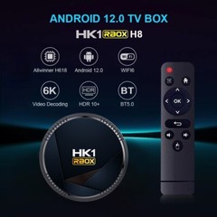 HK1 RBOX H8 Android 12.0 Smart TV Box Wifi 6 2.4g & 5g Set top box Media Player