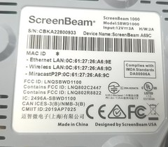 ScreenBeam 1000 EDU 4K Wireless Screen Sharing Display Receiver (SBWD1000).