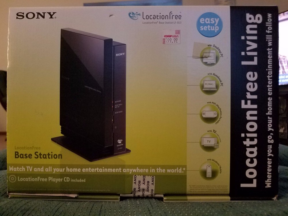 Sony LocationFree Base Station LF-B10 NEW, Factory Sealed Originally 199.99+Tax