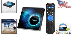 Android TV Box 10.0 – Quad-core, 4GB RAM, 128GB ROM, 6K Resolution, Dual WiFi