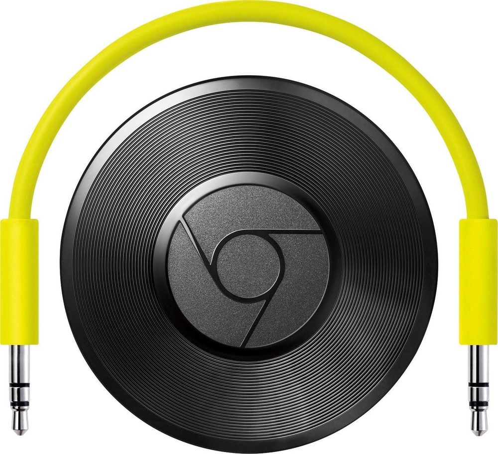 Google Chromecast Audio Media Streamer – RUX-J42 (Black)