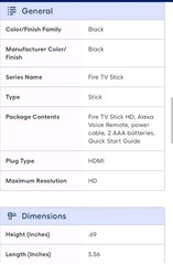 2025-2026 Amazon Fire TV Stick HD 3rd Gen 8GB w/Alexa includes TV controls. New*