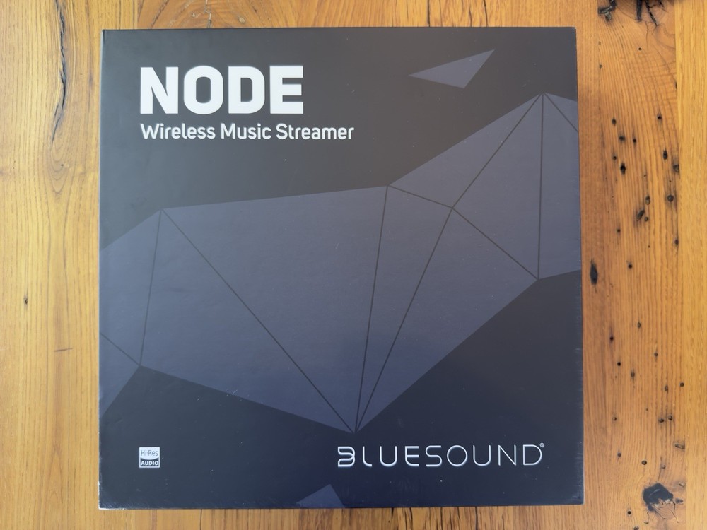 Bluesound NODE N130 Wireless Music Streamer, Black, HDMI/Optical/Coax Outputs