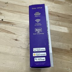 Roku Express 4K+ streaming device,high definition, 4K, and HDR quality.