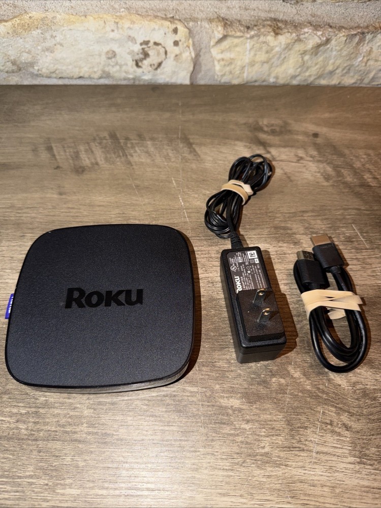 Roku Premiere 4K Model 4620X Streaming Player, NO Remote. See Video!