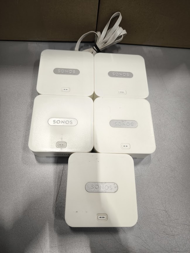 Lot of 5 Sonos Bridge Units – For Parts, Signs of Use