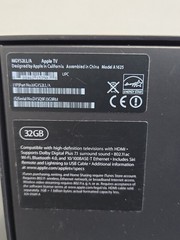 Apple TV A1625 MGY52LL/A HD 32GB Media Streamer 4th Generation