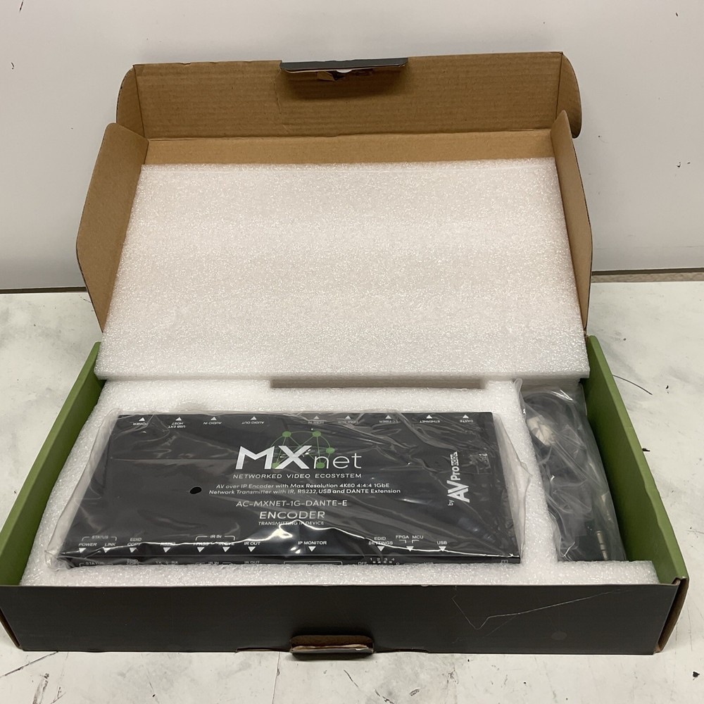 AC-MXNET-1G-DANTE-E MXNet 1G Encoder/Transmitter with HDMI Dante AES67. F-95