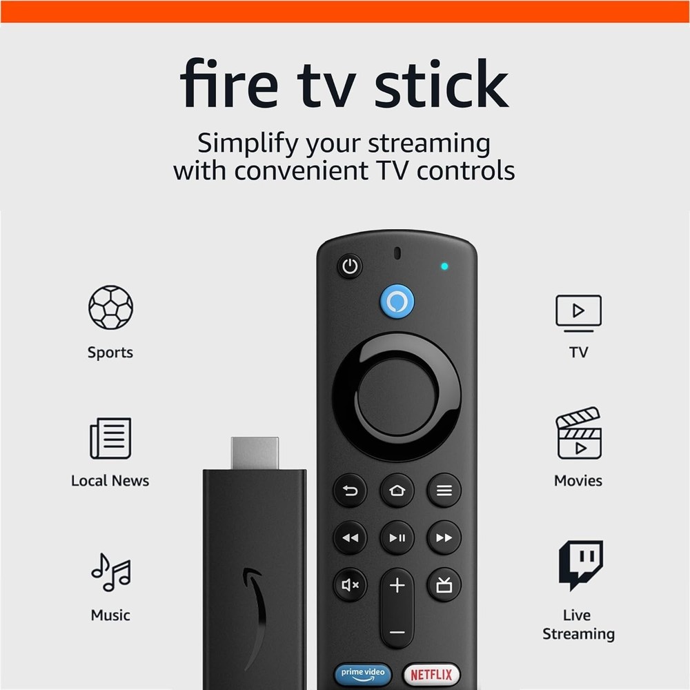 Amazon Fire TV Stick with Alexa Voice Remote Media Streamer – 2023