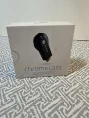 Google Chromecast H2G2-42 HDMI Media Streamer Black with Power Cord complete