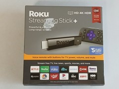 ROKU Streaming Stick+ HD 4K HDR Portable Device with Remote 3810X ~ Preowned