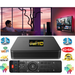 ARABIC TV Box 4GB DDR3 + 64GB 4k Wifi 2.4GHz + 5.8GHz H.26 Andriod BOX