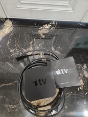 APPLE TV 3rd Gen Model A1469 W/Power Cable, No Remote – TESTED, WORKS!