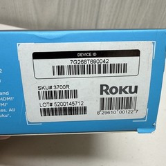 Roku Express (5th Generation) Media Streamer 3700R – Black