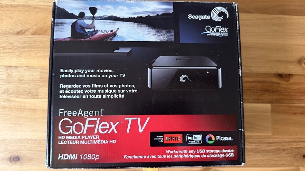 Seagate FreeAgent GoFlex TV Media Player & Storage Dock – HDD NOT INCLUDED