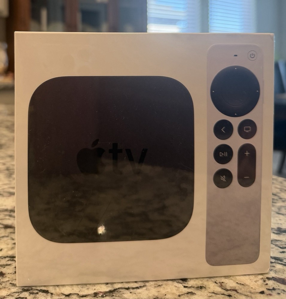 Sealed Plastic NEW IN BOX – Apple TV 4K 32GB A2169 (2nd Gen 2021) Black HDR WiFi