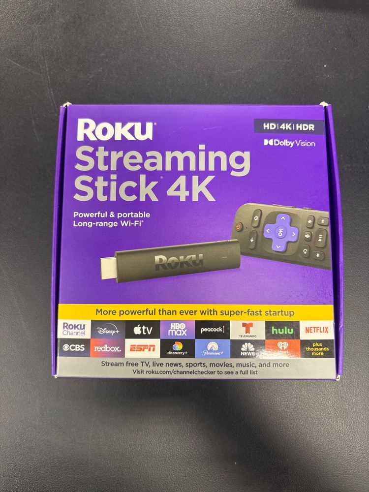 Roku Streaming Stick 4K 3820 HDR Media Streamer