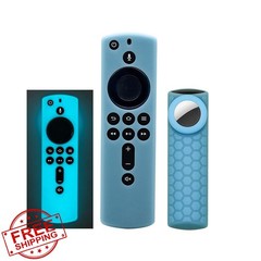 Alexa Voice Remote Cover for TV Stick 4K 2nd Gen Tracker Holder Glow Blue