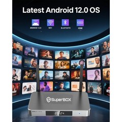 SuperBox S6 Ultra Android TV Box | Authorized Distributor Free backlit keyboard