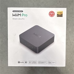 WiiM Pro Essential Edition Hi-Res Audio Streamer, Spotify/TIDAL, Black