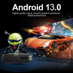 Android 13 TV Stick 8GB RAM 128GB ROM 4K WiFi 6 BT5 Voice Control HDMI