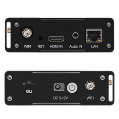 H264 H265 WIFI Transmitter Ip RTMPS Live Broadcast Wireless RTSP SRT 4G LTE HDMI