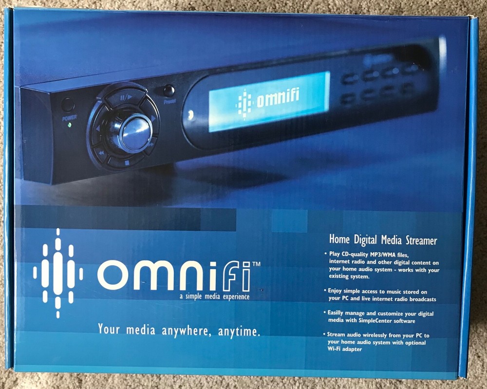 Rockford Fosgate Omnifi Digi Media Streamer MP3/WMA Audio CD Quality Converter