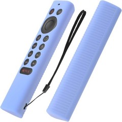 2-Pack Silicone Protective Cover for NVIDIA Shield TV Remote – Glow Blue & Green